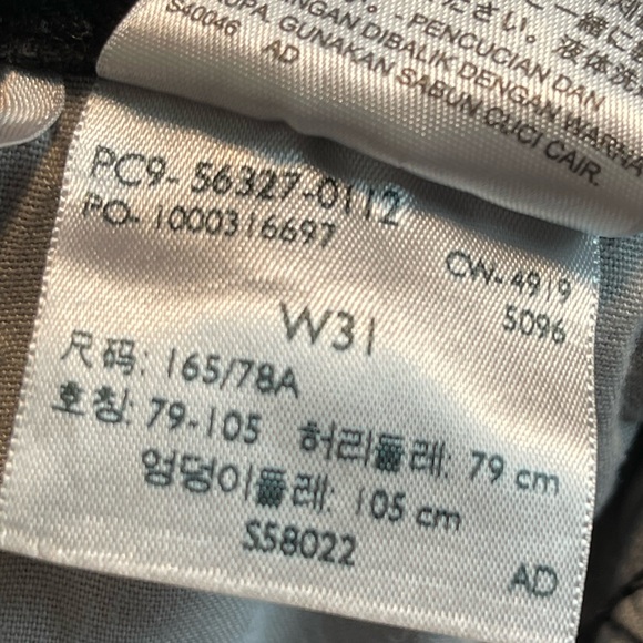 🥑5/$25 Levi’s 501 Cutoff Shorts Faded Black Button Fly sz 31 - Picture 5 of 6